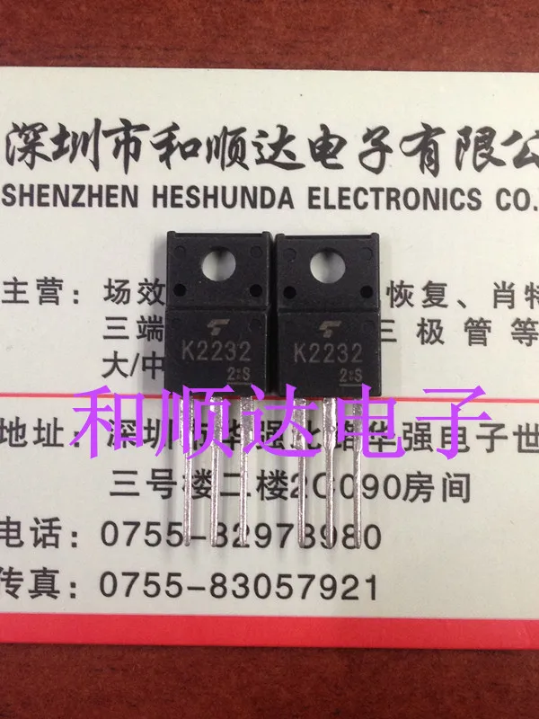 Original New 5PCS/ 2SK2232 k2232 to220f to-220f