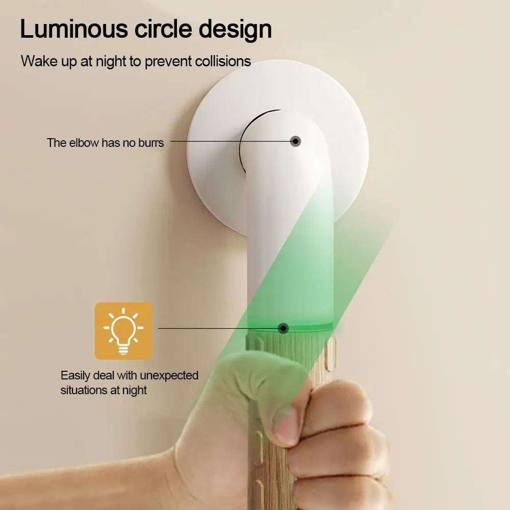 

Ручка для душа 30/40 см, нескользящая, со светящейся защитной поручней, усиленная ручка, безопасная опора, ручка для душа