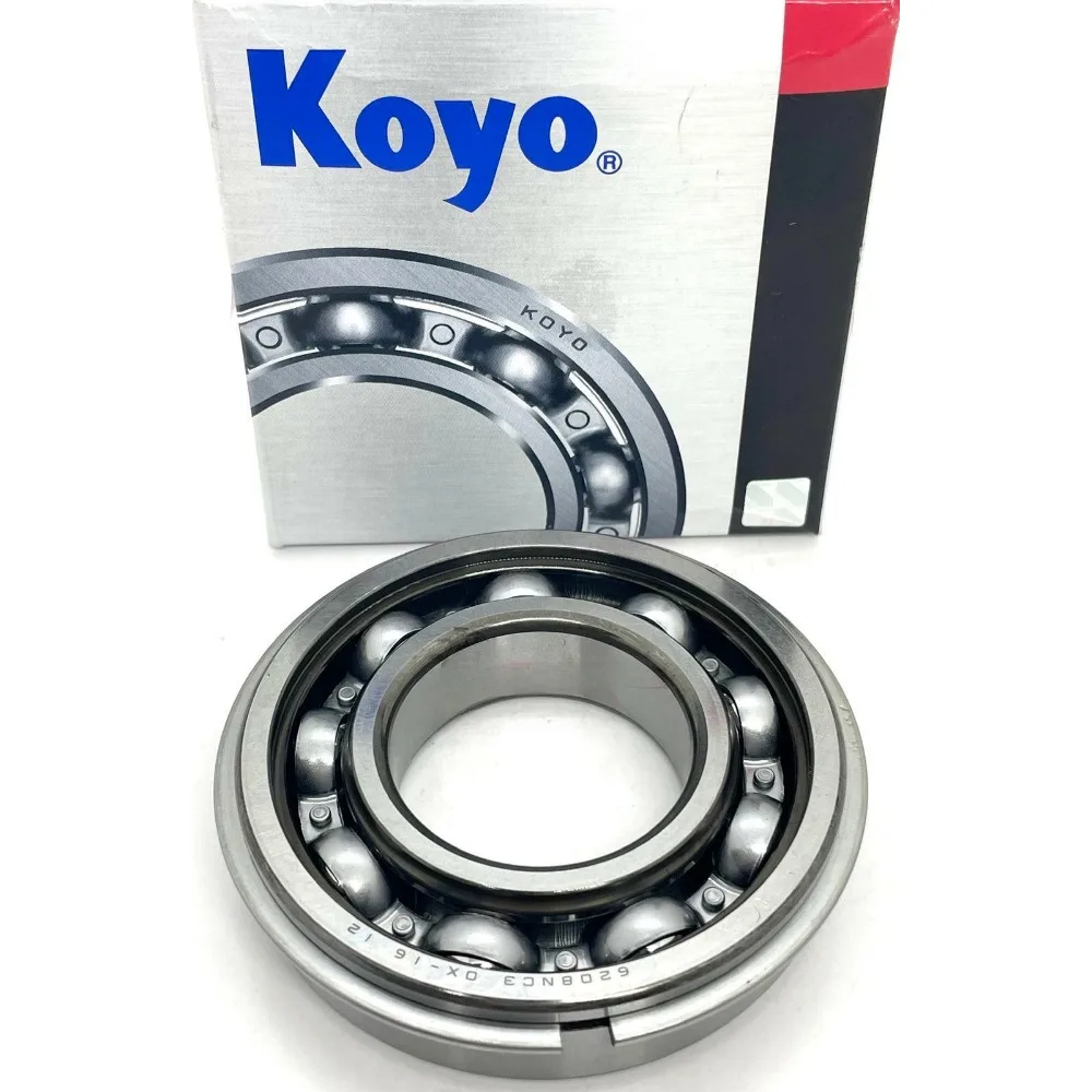 

KOYO 6208 NR C3 BALL BEARING, OPEN TYPE, NO SEALS + SNAP RING 40x80x18mm