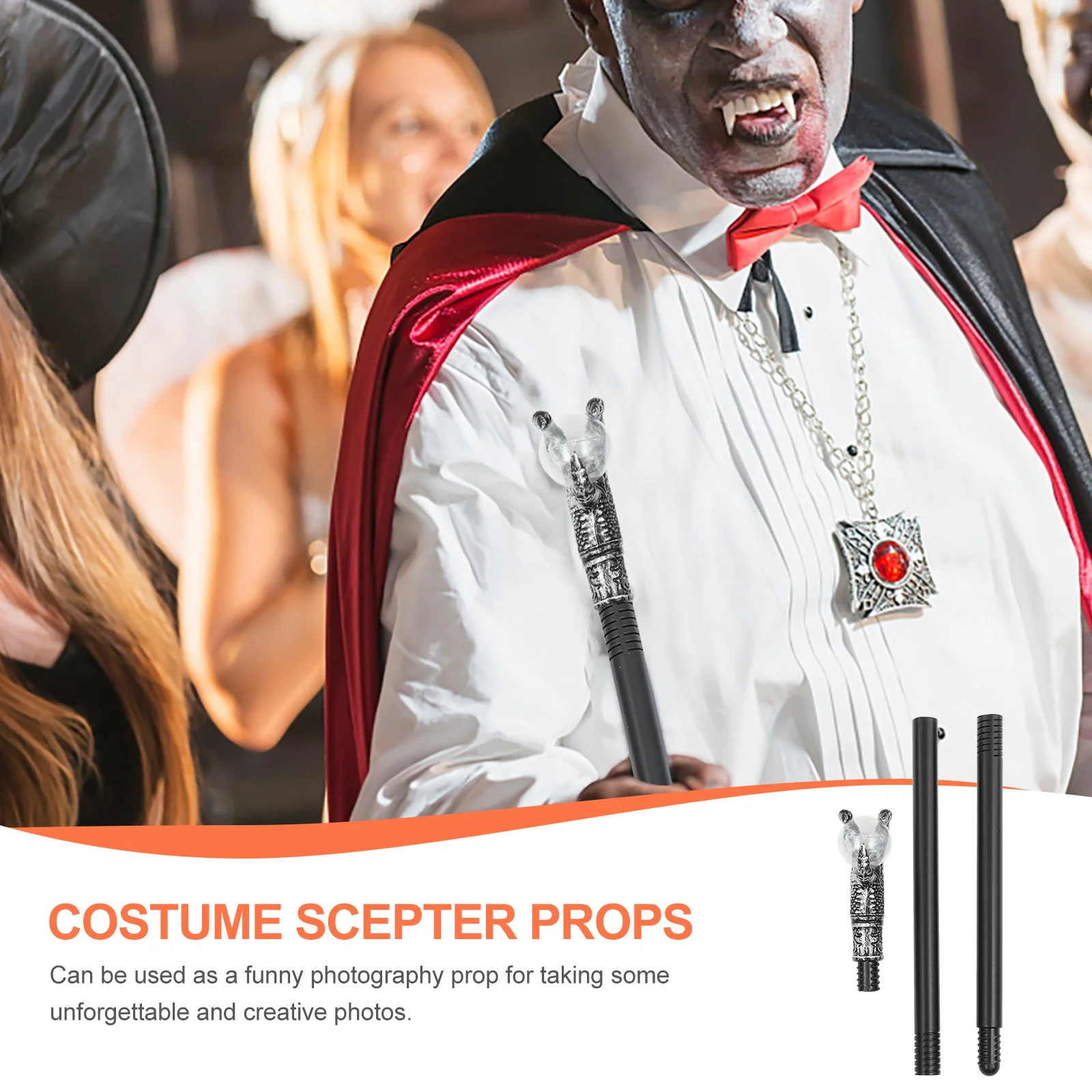 1pc Claw Scepter Halloween Prop Cane Costume Accessory Photo Stage Performance Role Play Halloween Accessories Props