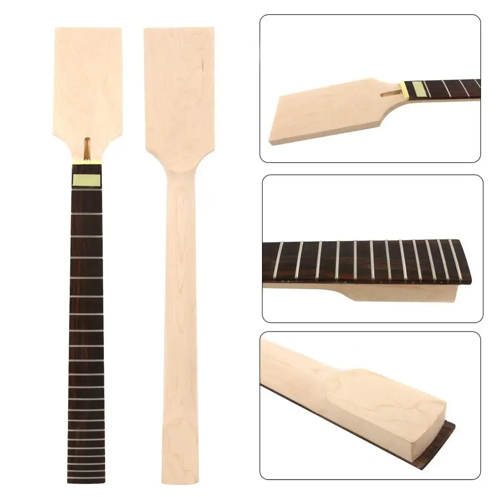 

Yinfente 7 String Maple Guitar Neck 22 Fret 24.75 Inch Paddle Headstock Bolt on Style for DIY Guitar Project Amateur Unfinished