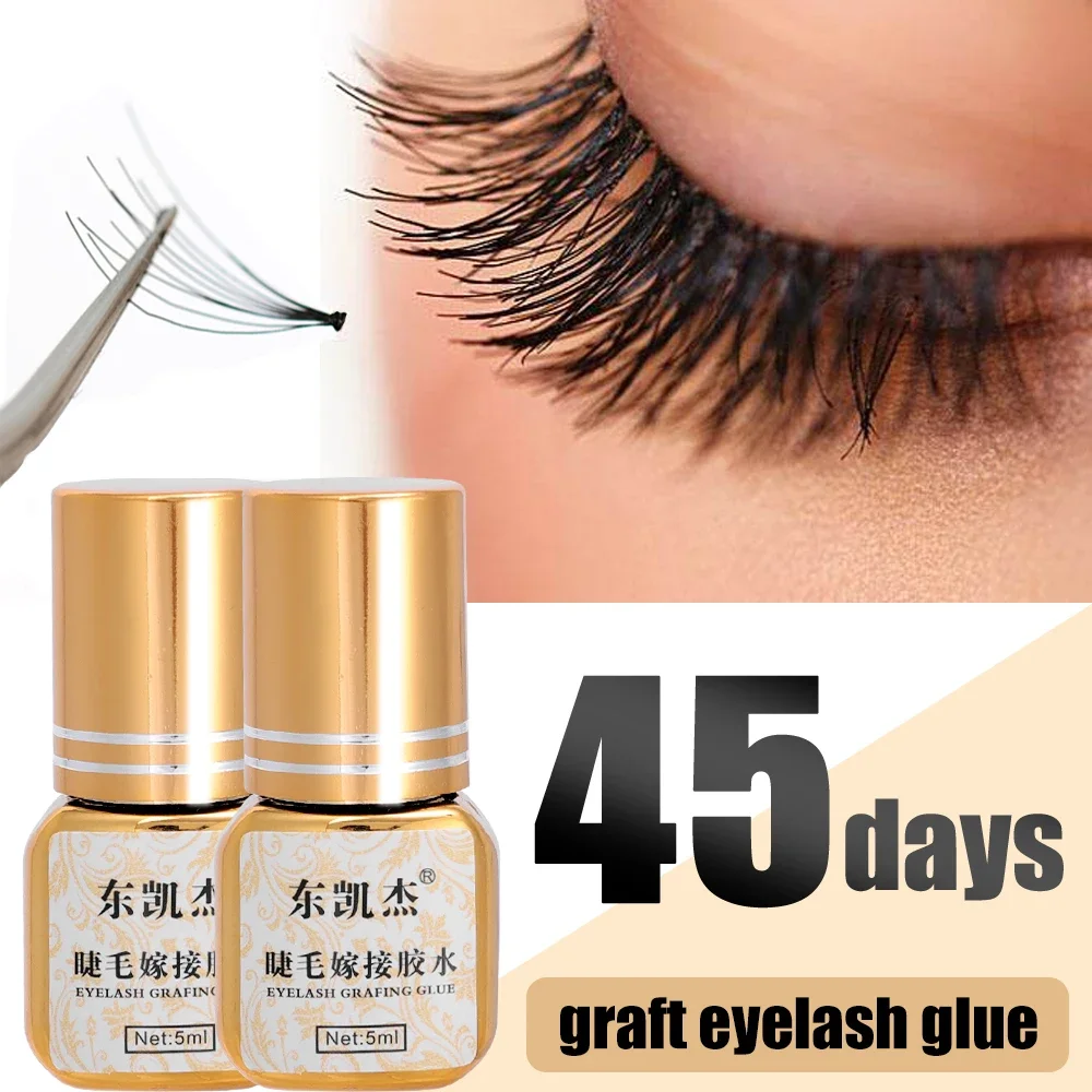 5ml False Eyelash Glue Quick Dry Waterproof lasting Eyelash Extensions Glue Semi-Permanent Adhesive For Grafting Eyelash Glues