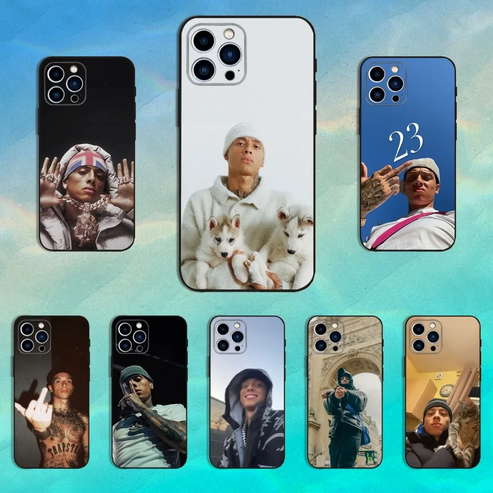 

C-Central C-Cee Rapper Phone Case For iPhone 16,15,14,13,12,11 Plus,Pro Max,XS,X,XR,SE,Mini,8,7,Soft Silicone Black Cover