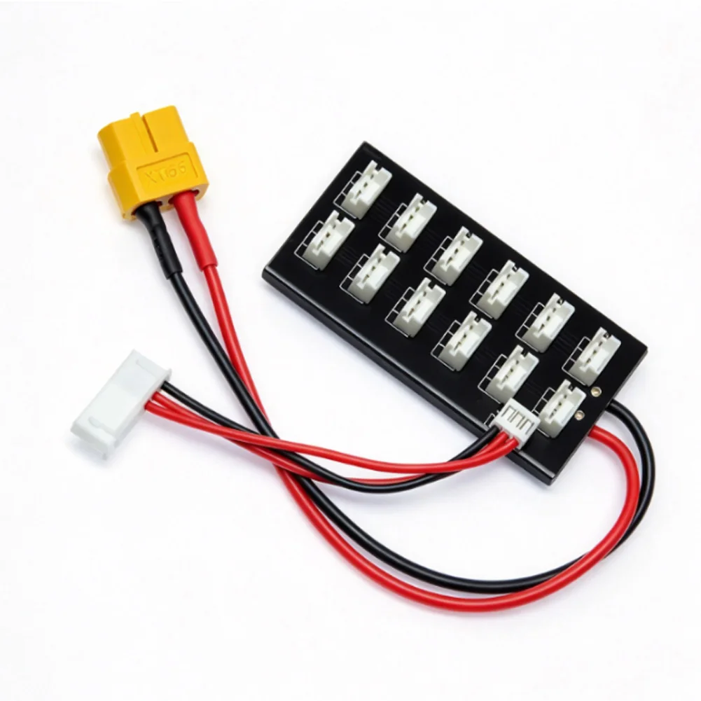 3.7V 6 Channel Parallel Charging Board For 1S For Lipo Battery With For Jst PH For Xt60 Banana Connector For RC Aircraft