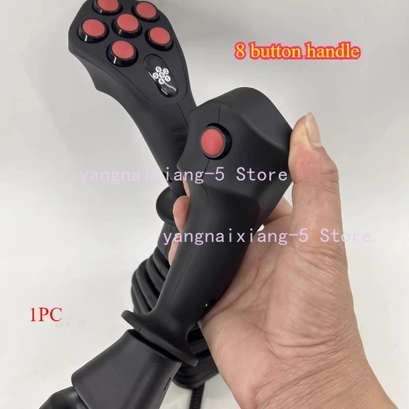 

Excavation Clip Grab Logging Ironstone Agricultural Harvester Modified Electronic Control 8 Button Joystick Handle Parts
