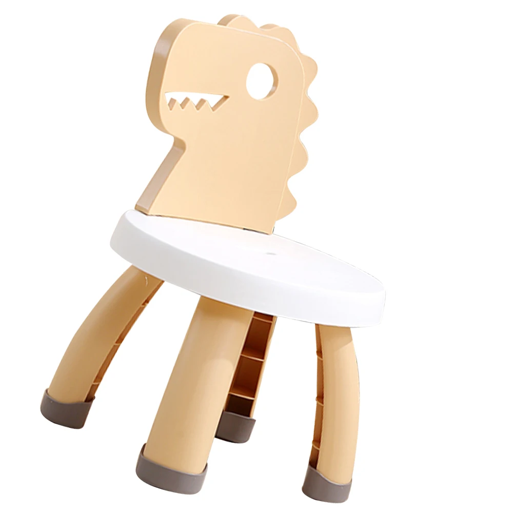Children's Study Chair Rounded Corners Kids Stools Stackable Eye-catching for Preschool Pp