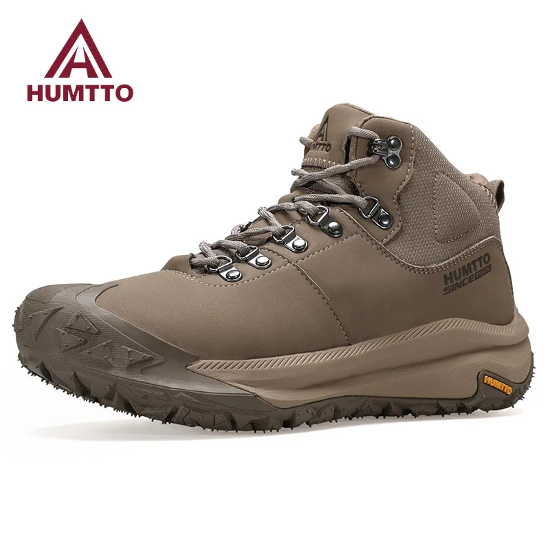 HUMTTO Outdoor Men\'s Sports Shoes Breathable Hiking Shoes for Men Winter Camping Trekking Boots Non-slip Safety Sneakers Man