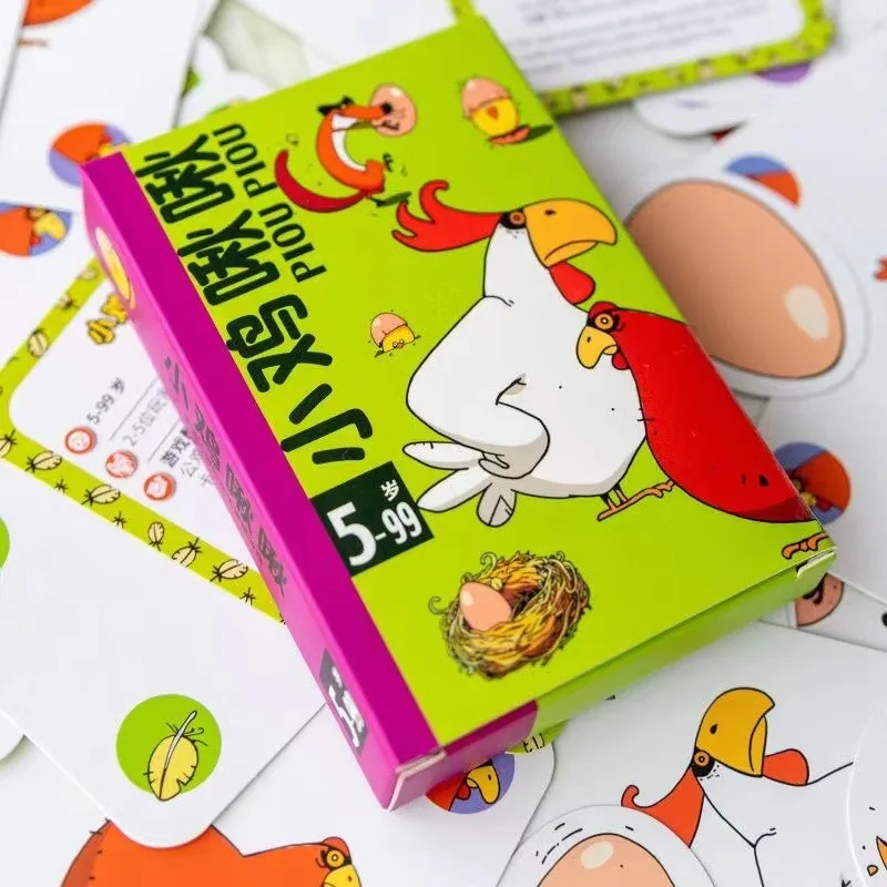 เกมกระดานไก่ชิวชิว:เติบโตโดยไม่มีลูกๆ, เกมไพ่ปาร์ตี้แบบสบายๆ สำหรับเด็กอายุ 5-8 ปี, ของขวัญวันเด็กเสริมสร้างสติปัญญา