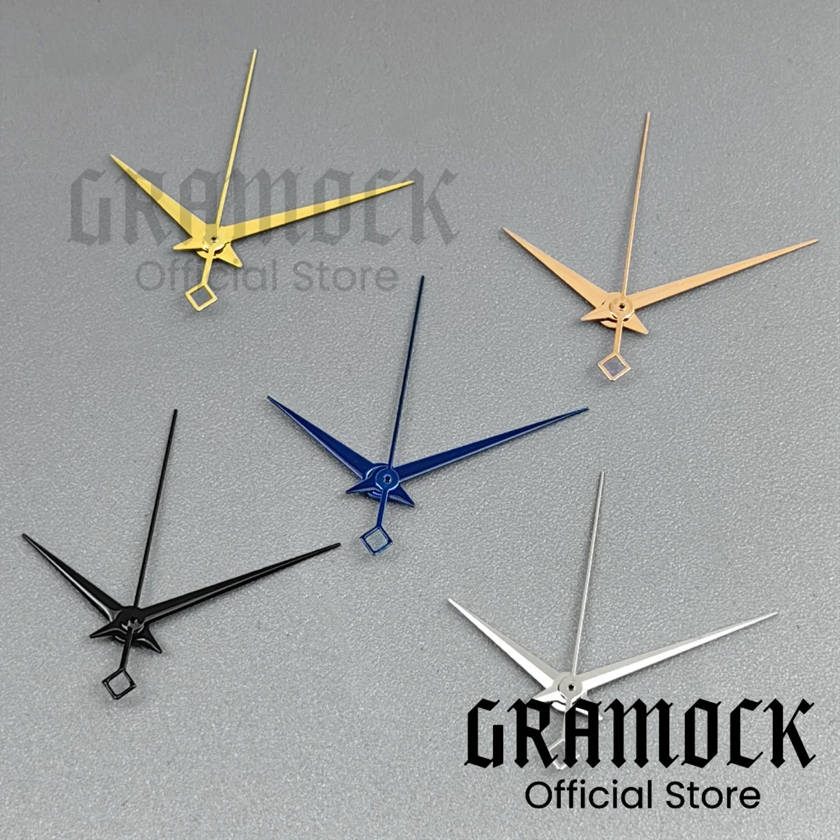 Gramock Silver Gold Black Watch Hands Fit NH35 NH36 ETA2824 PT5000 Miyota8215 DG2813 Automatic Movement Watch Replacement Part