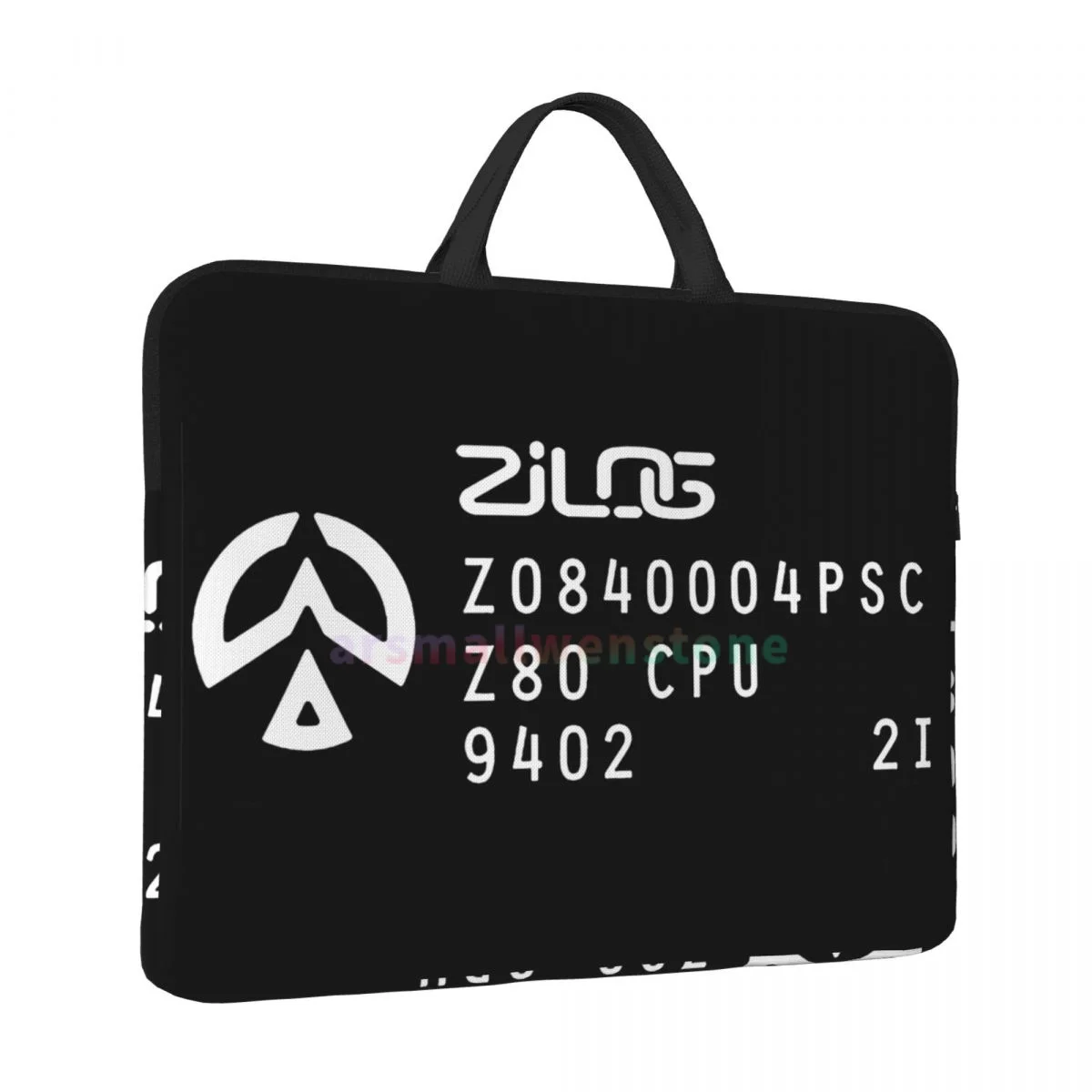 Zilog Z80 Microprocessor Markings Laptop Bag Computer Bag Office Business Travel 14 Inch Water Resistant Large Laptop Case