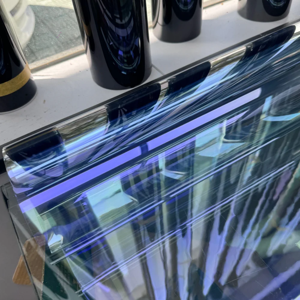 

1,52*30 м самоклеящаяся тонировочная пленка на солнечной энергии 20%-80% VLT автомобильное окно хамелеон, защита от тепла, красочный рулон, функция изменения цвета