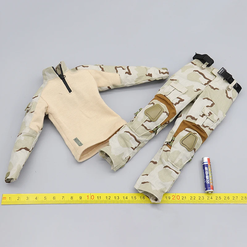 1/6 Scale ES 26057 US Army CAG Combat Uniform Camouflage Suit Clothes Model for 12'' Action Figure Accessories