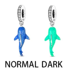 Neu eingetroffen: 925er Sterlingsilber-Charms, Perlen, Teufelsauge, Kleeblatt, Tanzschuhe-Anhänger, passend für Original-Armbänder, Damenschmuck, Geschenk, DIY