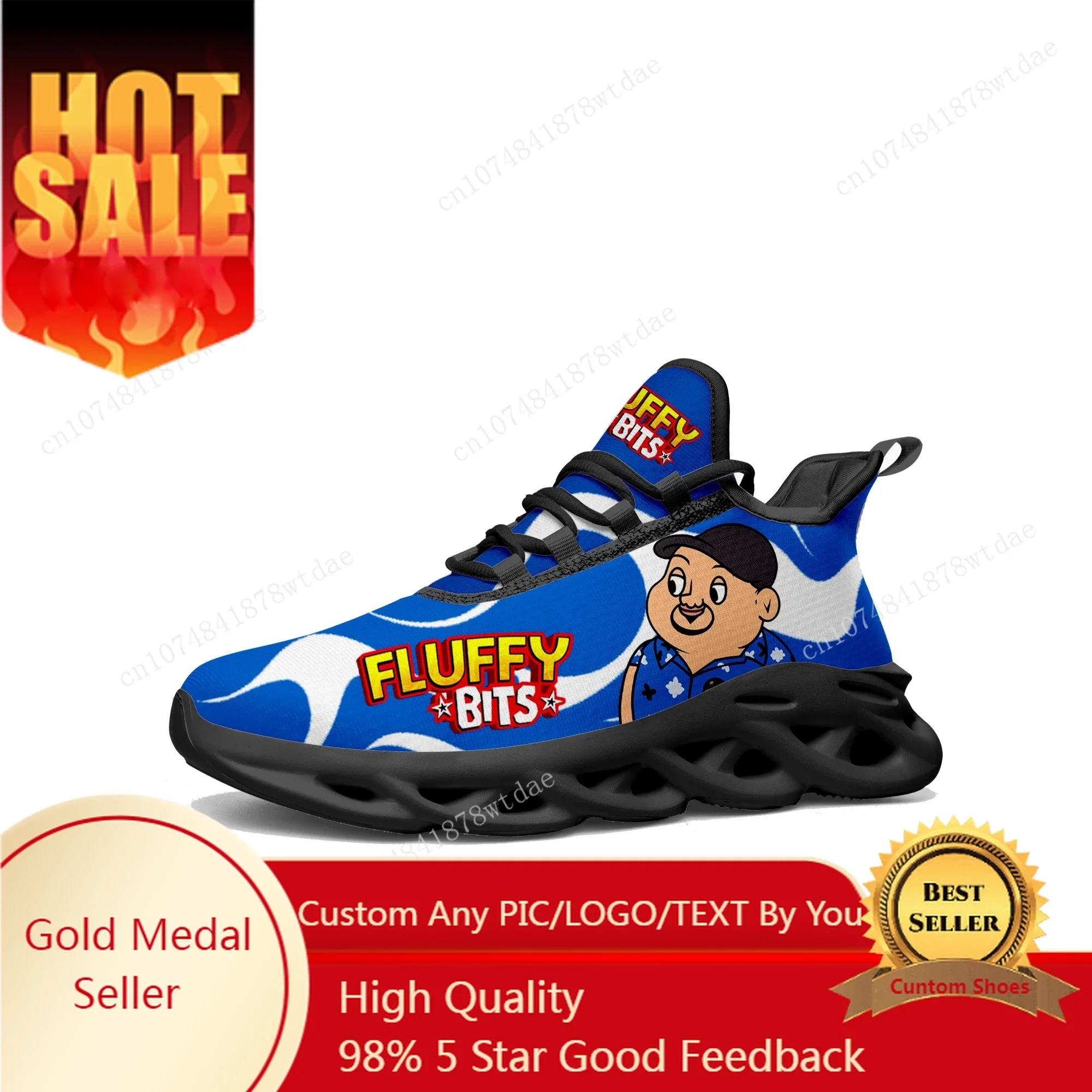 

Fluffy Bits Flats Sneakers Mens Womens Teenager Sports Running Shoes High Quality Anime Cartoon Custom Lace Up Mesh Footwear