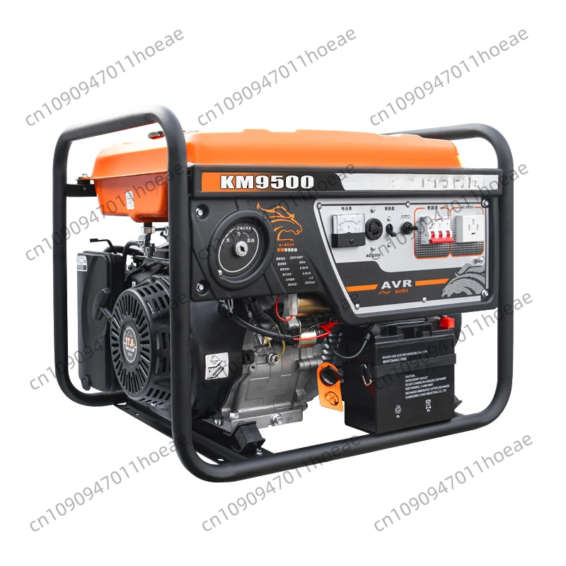 Gasoline Generator 8KW Equivalent Power Household Generator Fuel Saving Electric Start Small Generator 220V/380V