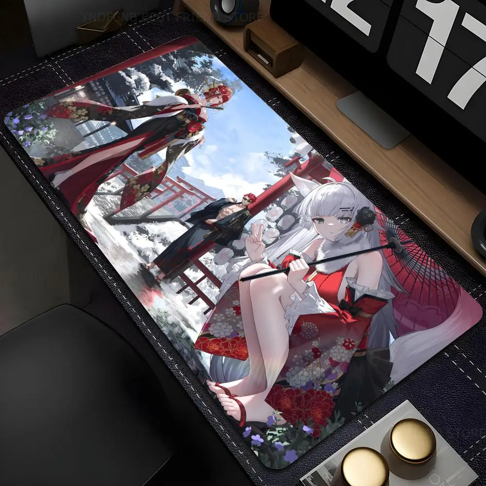 

Anime P-Punishing G-Gray R-Raven Mousepad Large Computer Gaming Accessories MousePads Desk Mats Anti-slip Laptop Soft Mice Pad