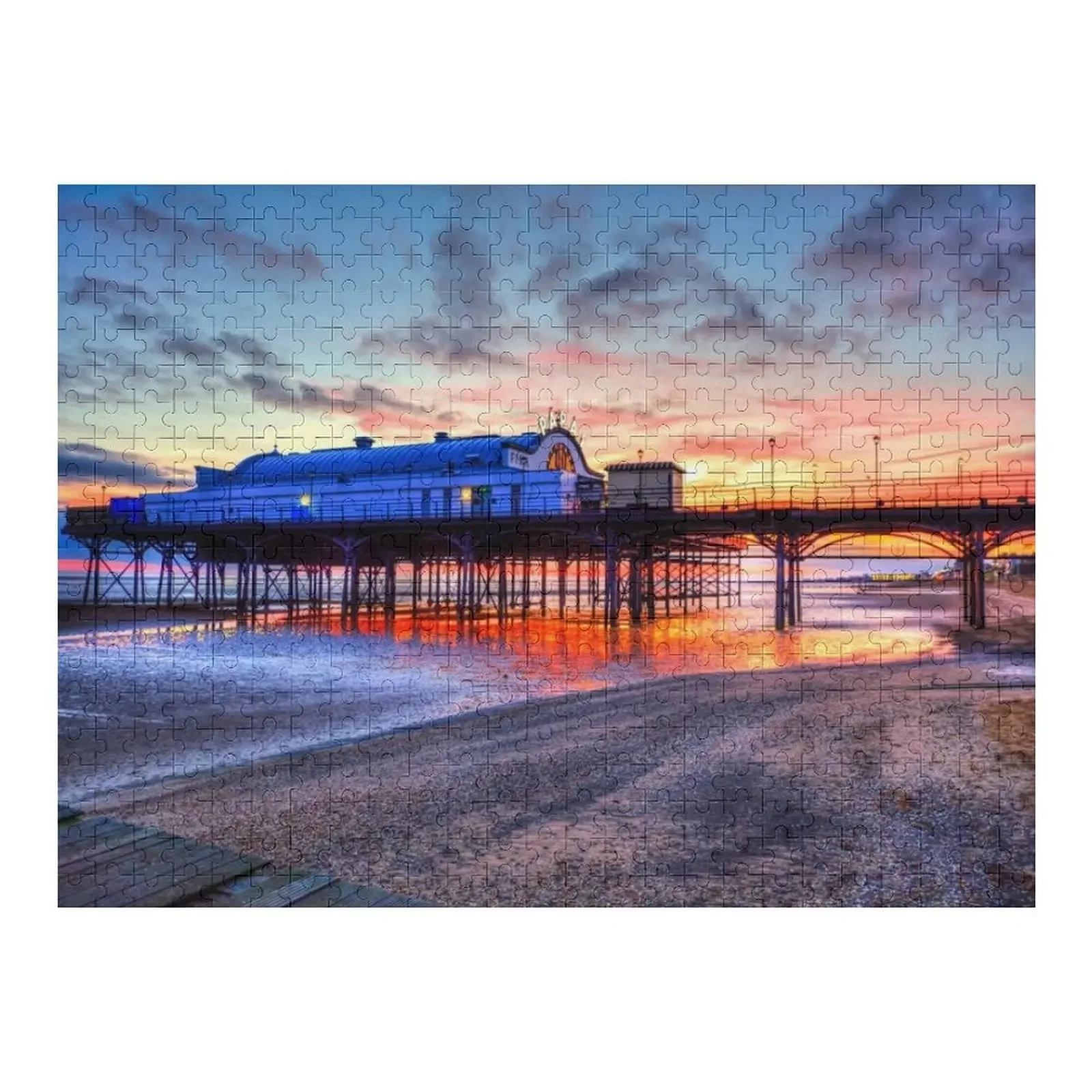 

Cleethorpes Pier Dramatic Sunrise Jigsaw Puzzle Wood Animals Custom Gifts Wooden Decor Paintings Jigsaw Custom Puzzle