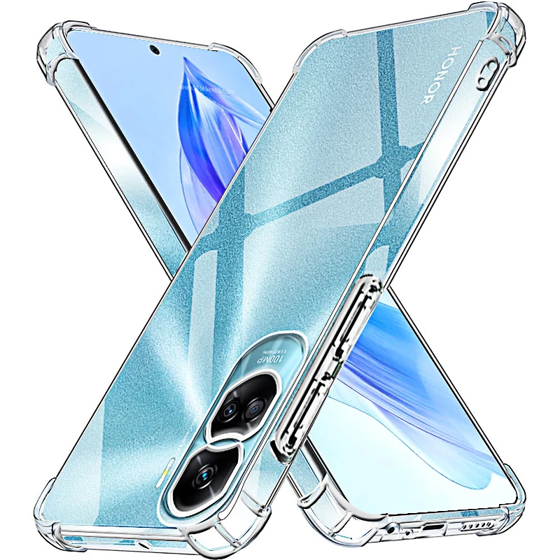 Funda ultrafina para Huawei Honor 90 Lite 80 70 60 50 Pro Lite SE, funda trasera transparente de silicona suave para Honor 90 70 Lite 90 lite