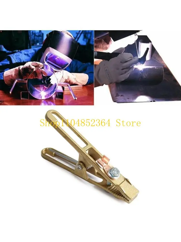 

652F A-shape Metal Ground Welding Earth Clamp Welder Earth Ground Cable Copper Grip Clip Clamp for Welding Machine