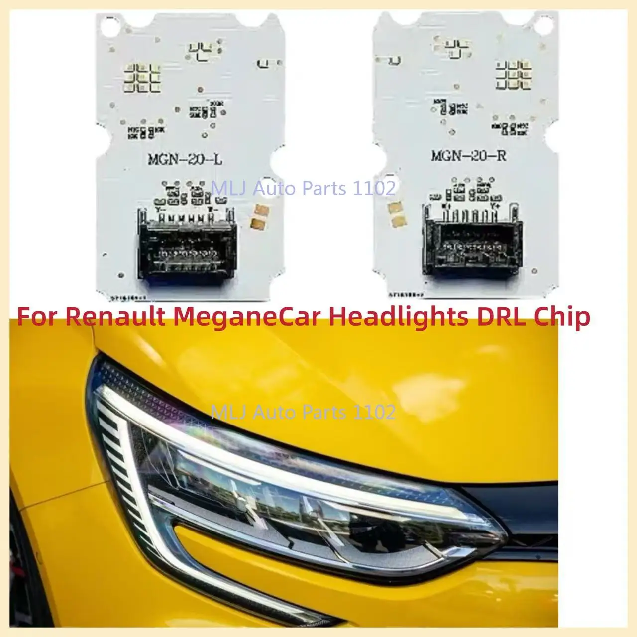 

Для Renault Megane автомобильные фары DRL чип балластный чип ангельские глазки дневные ходовые печатные платы свет