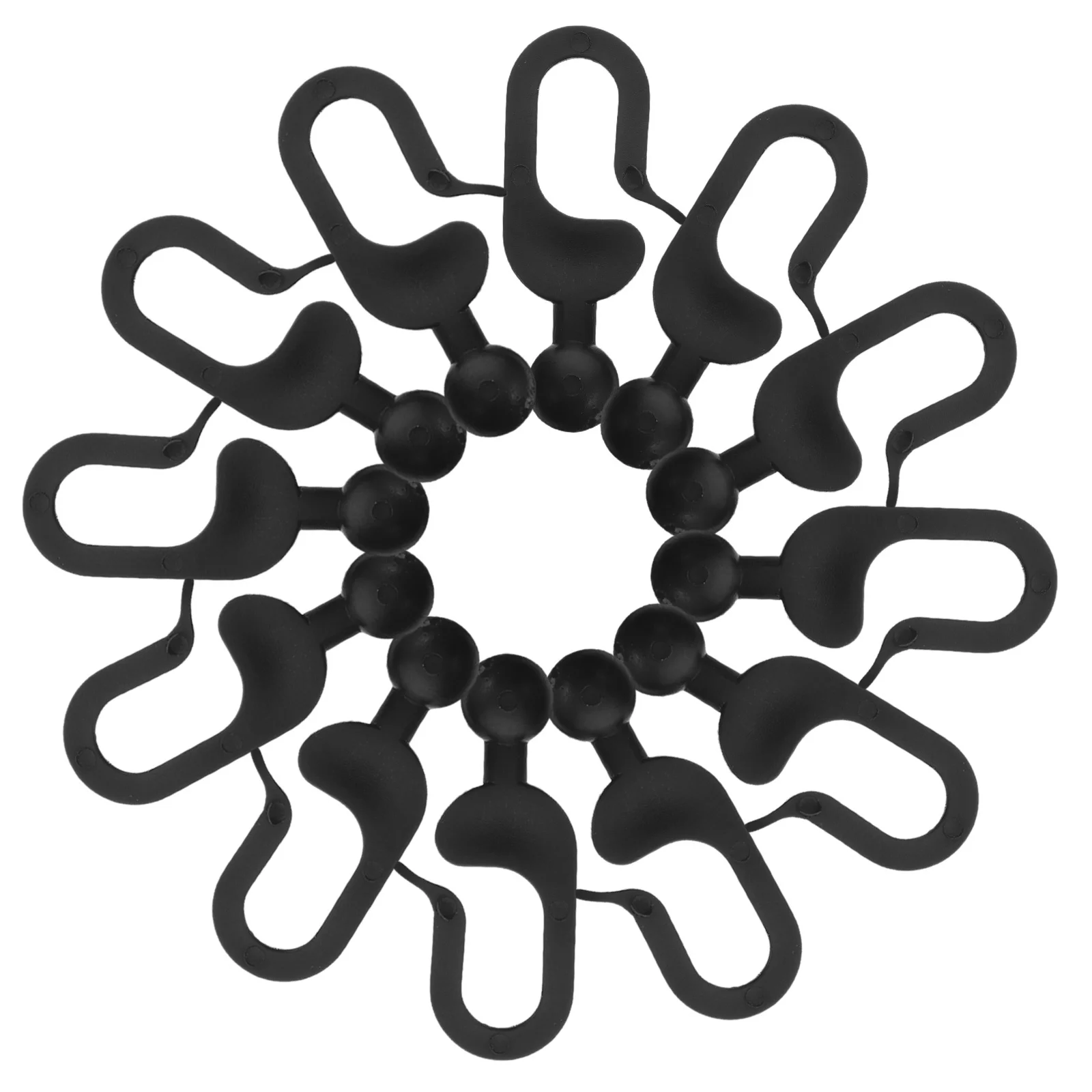 50 Uds. Ganchos de plástico para cortinas de cenador al aire libre, Clips colgantes para dosel, accesorios para tienda resistentes a la intemperie