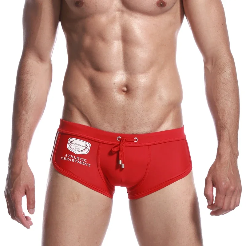 SEOBEAN Men's Sexy Boxer Briefs Swimwear Breathable Shorts Comfortable Underwear for Men