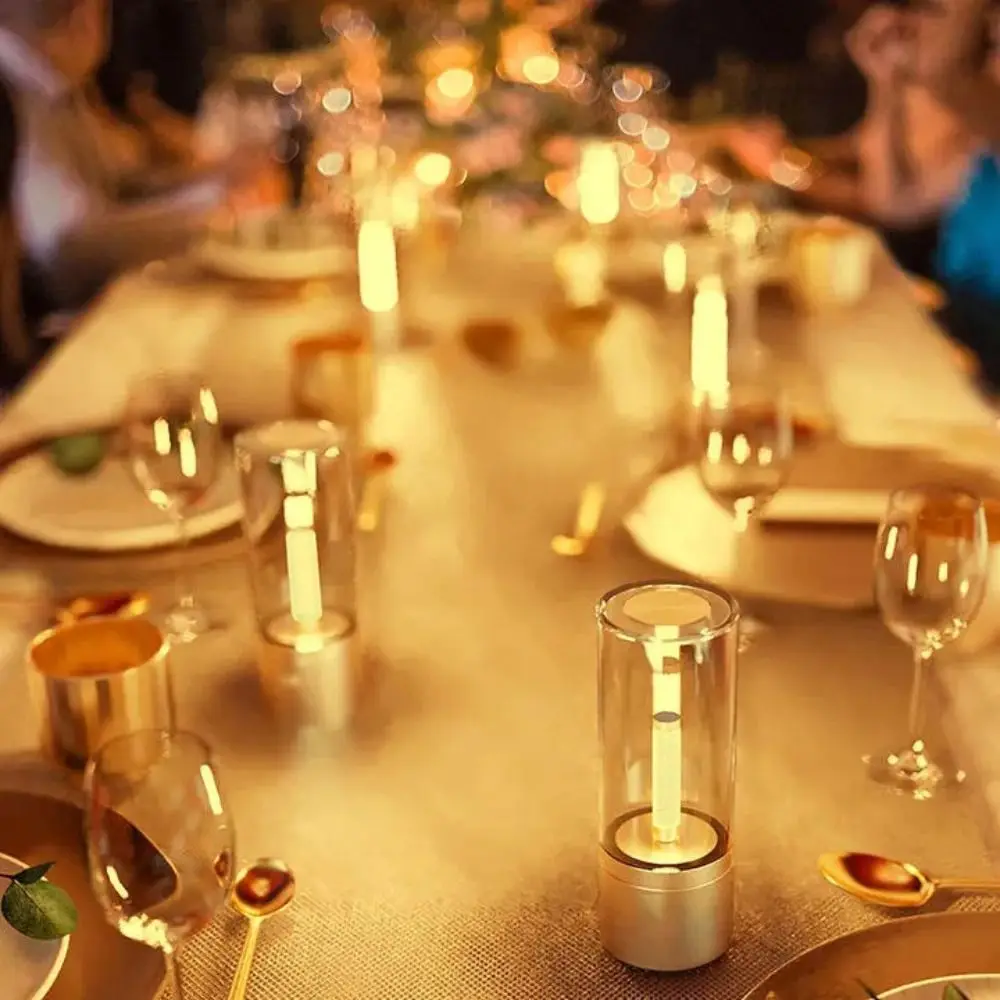 

Лампа-свеча с плавной регулировкой яркости, 1800K, теплый свет, эффект дыхания пламени, перезаряжаемая, с поворотным механизмом, тип C