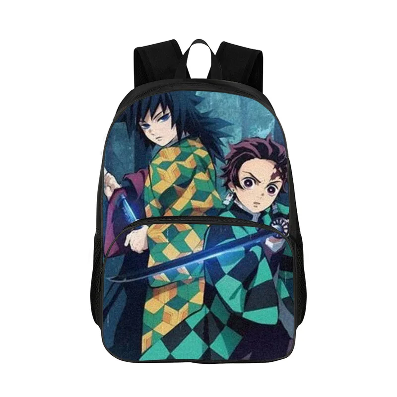 حقيبة ظهر مدرسية Demon Slayer Mochila للصف 1-4، حقائب مدرسية مطبوعة على شكل حيوانات كرتونية للأولاد والبنات حقيبة ظهر للأطفال للمدرسة