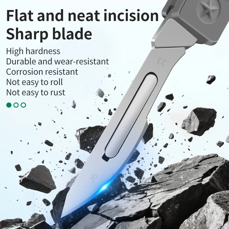 LUXIANZI Mini Pocket Knife for Outdoor Camping,Hiking Survival self defense Fixed Blade Multi EDC Tool Small Portable Knife