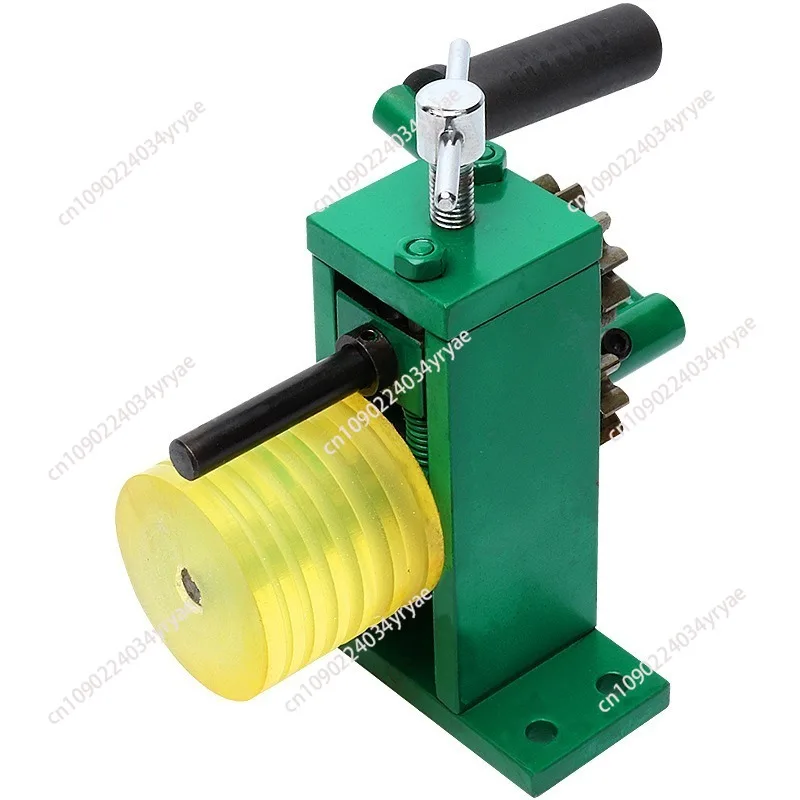 Hand-crank earrings, ring bending machine, gold and silver processing, strip pressing, bracelet rounding machine forming