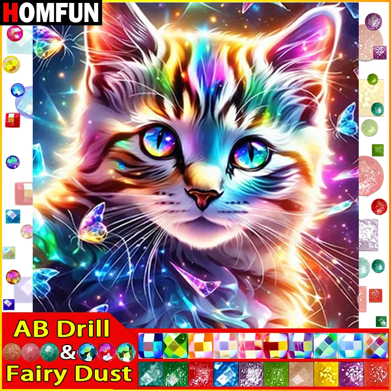 HOMFUN Fairy Dust AB Full Drill Diamond Painting 