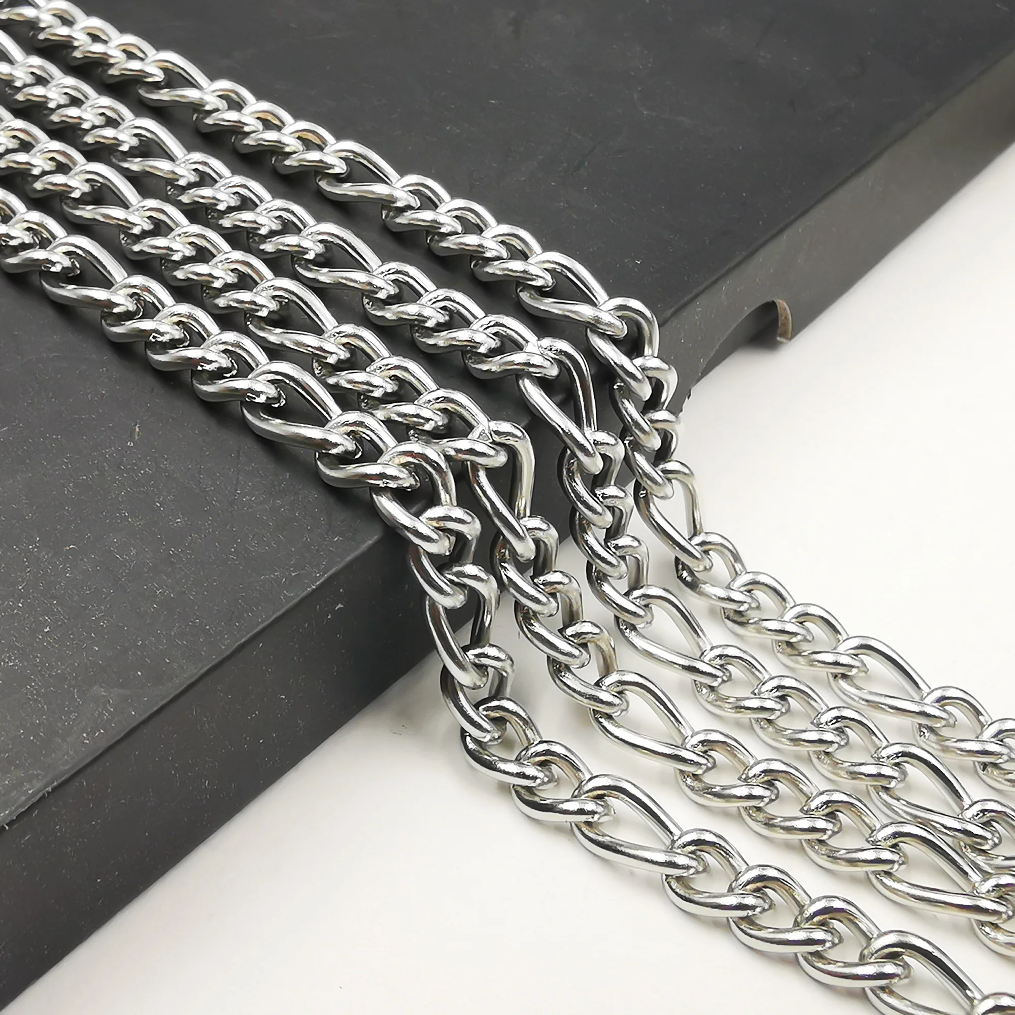 10meter Lot of Stainless Steel 5.8MM Smooth NK Link Chain Jewelry Finding / Marking  DIY Necklace