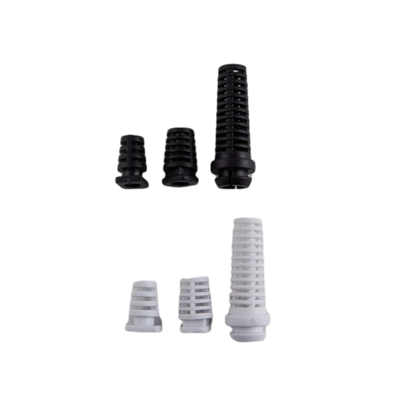 واقي سلك موصل غدد الكابل المطاطي ، تخفيف الضغط ، أسود وأبيض ، من من من القطن ، من من حيث الطول ، من من من حيث الطول ، 6 من حيث الطول ، 10 #5