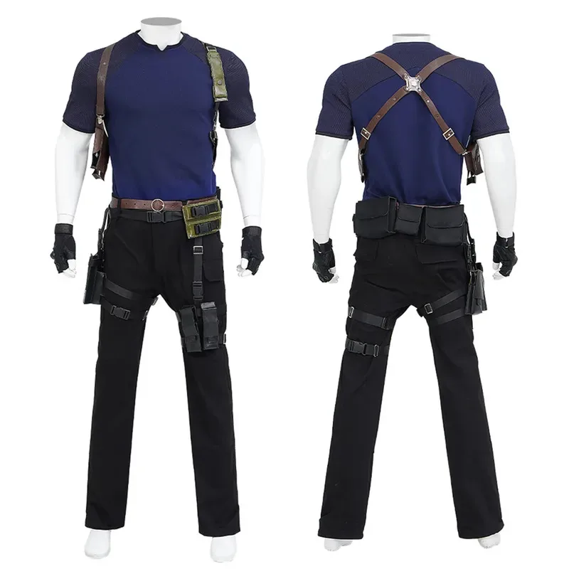 

New Accessories Re Leon Scott Kennedy Cosplay Parts Top Pants Strsp and Crotch Components goi/6