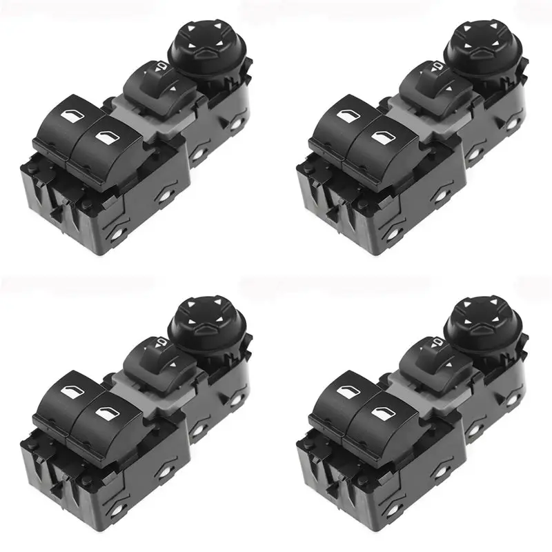 4X مفتاح تحكم رئيسي لنافذة الطاقة الكهربائية لسيتروين ثاب زجاج رفع زر التحكم 96783350ZD #1