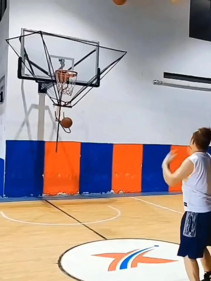 Basketball Shot Return Device Basketball Serve Machine Shot Return Net