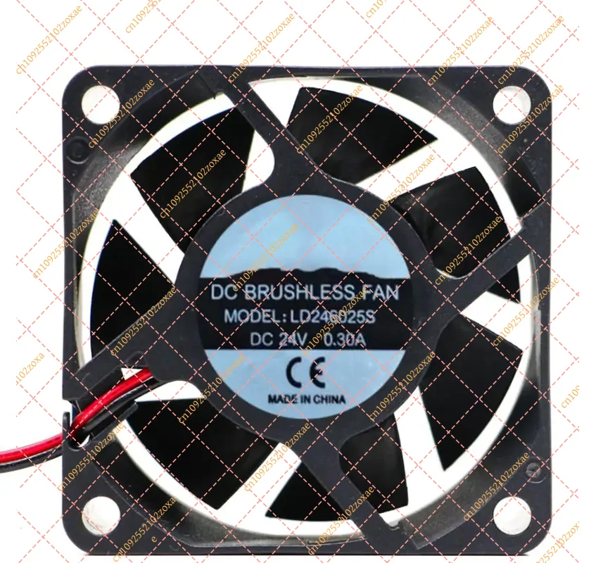 

60x60x25mm DC 24V Blower Fan LD246025S | 0.30A Brushless Cooler for Electronics & Machinery
