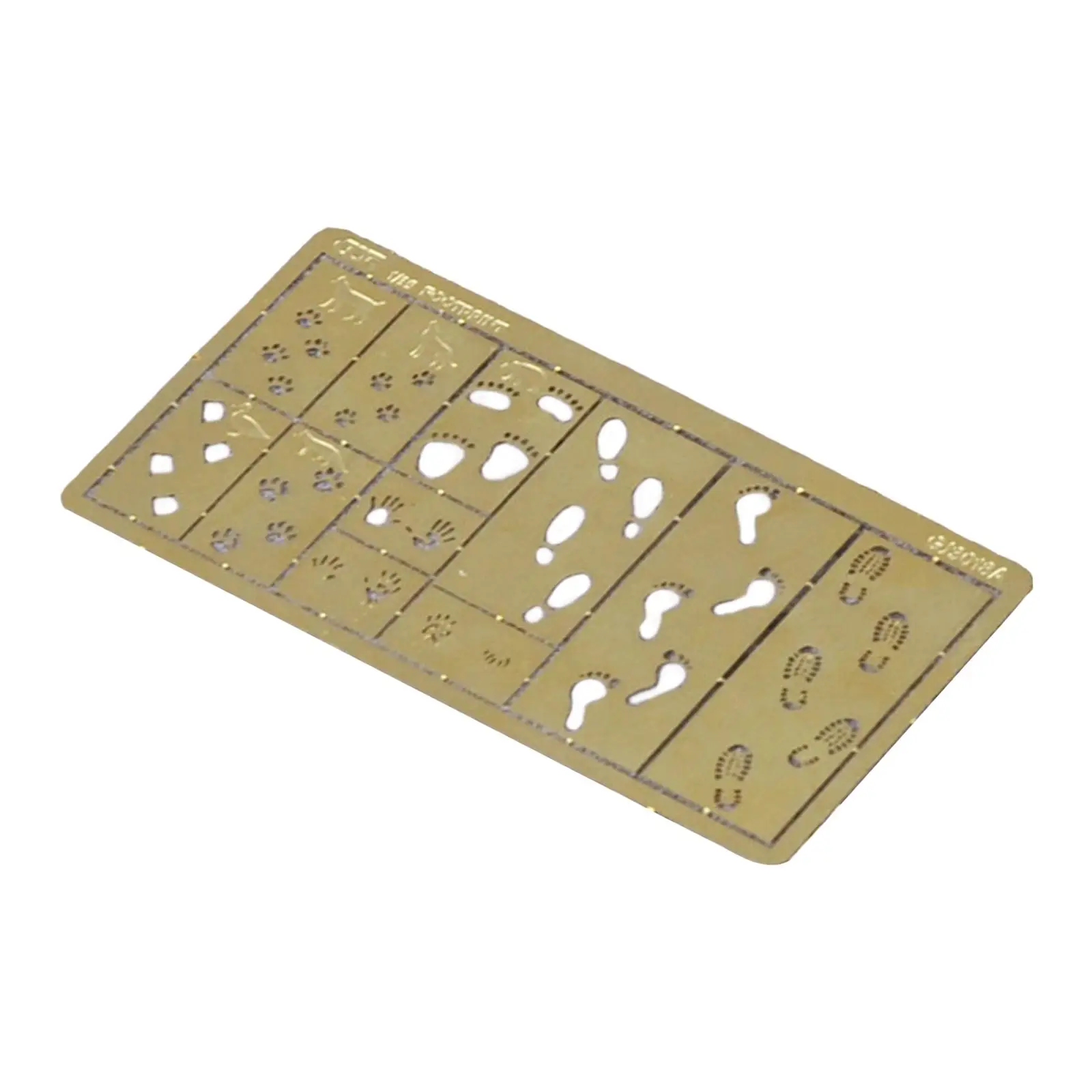 Model Painting Template Crafting Reusable Etching Sheet for 1/35 Tank Vehicle