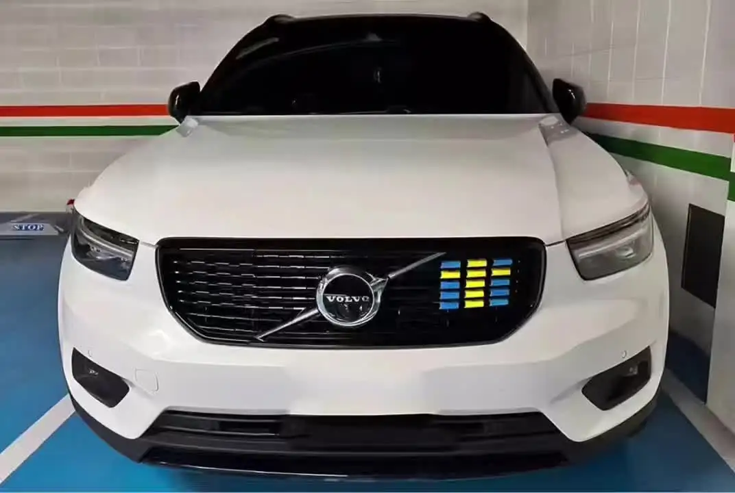 ボルボミドルメッシュグリル装飾装飾ストリップ xc60 s90 xc40 xc90