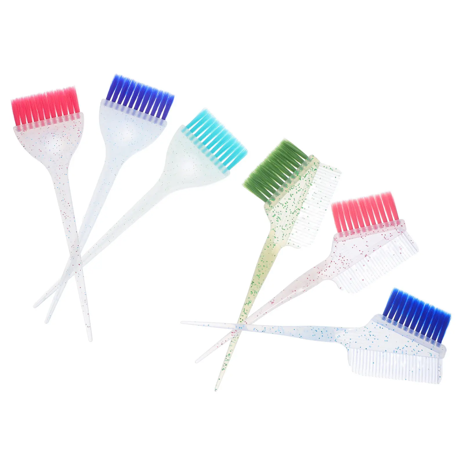 

Набор профессиональных расчесок-щеток для окрашивания волос: для точного разделения прядей и равномерного нанесения краски, инструменты для салонного окрашивания волос