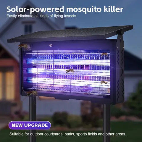 2 PCS / 1 PC - Outdoor Solar Mosquito Repellent Device, Outdoor Mosquito Killer Lamp, Solar Insect Repellent Device