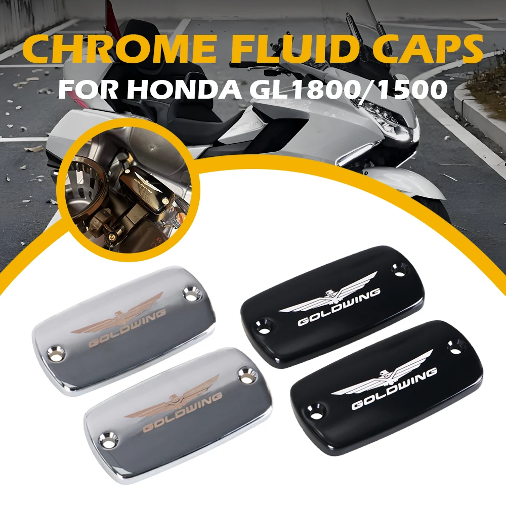 

Аксессуары для мотоциклов CHROME FLUID CAPS Передний тормозной масляный колпачок для Honda Gold Wing GoldWing GL1500 GL1800 VTX 1800 Valkyrie