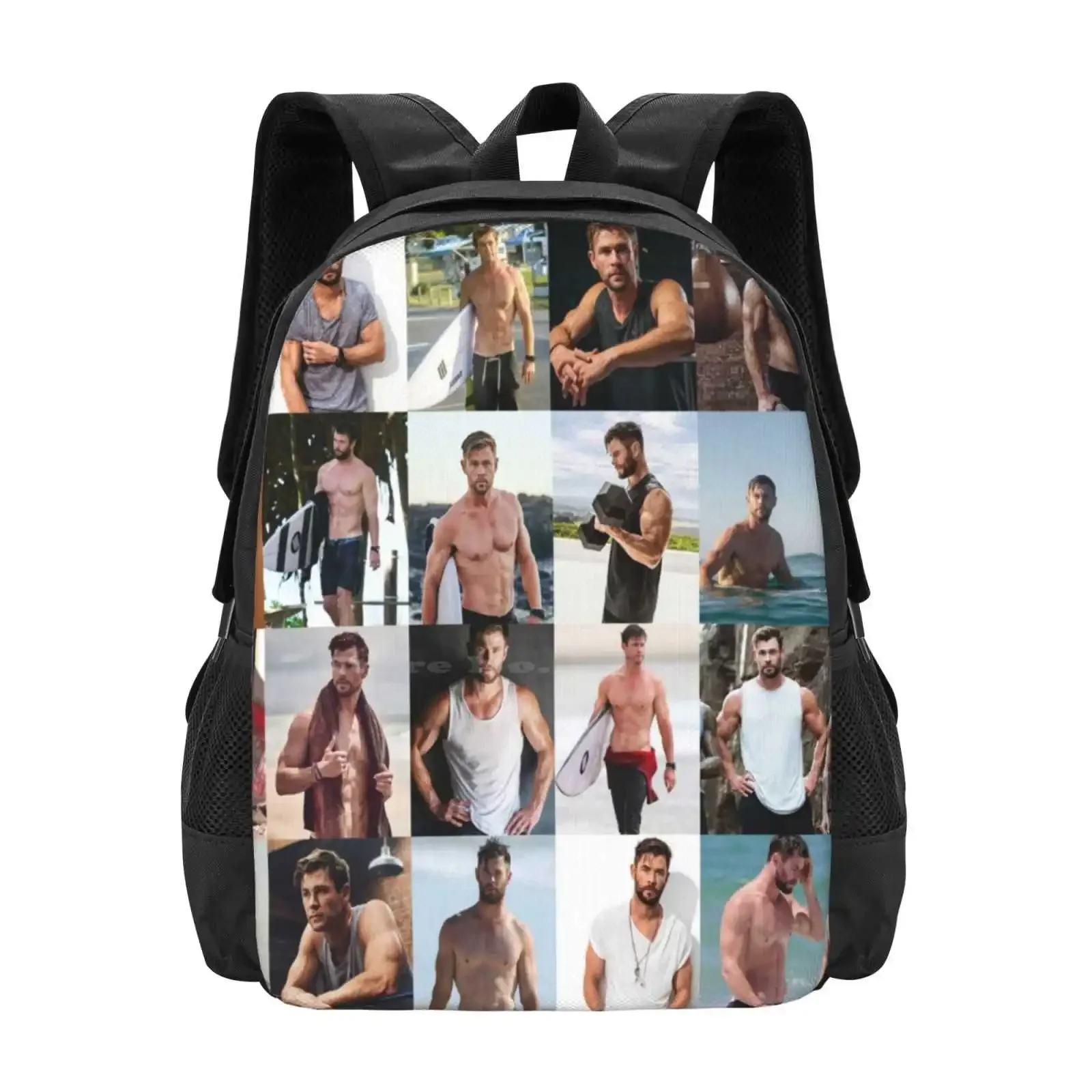 

Chris Hemsworth Школьные сумки Дорожный рюкзак для ноутбука Chris Hemsworth без рубашки