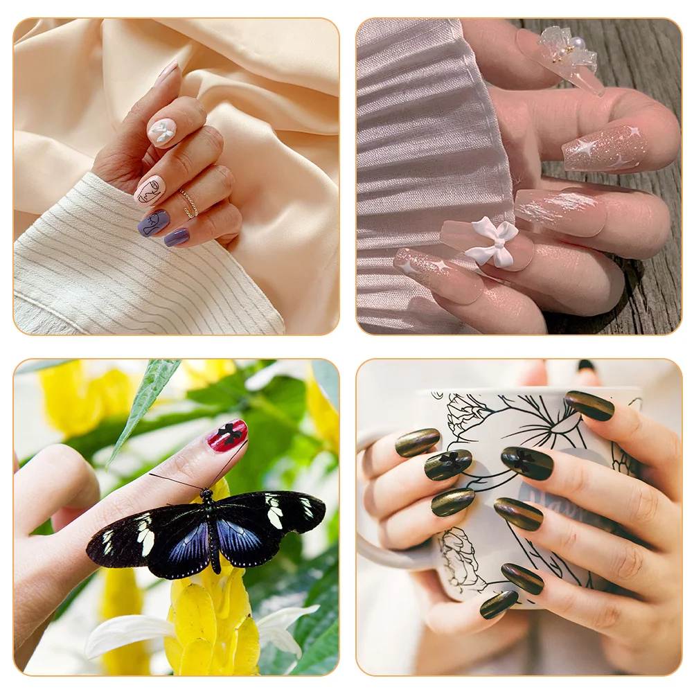 

200Pcs Nail Charms Bow Embellishments Small Manicure Gems for Women Nails DIY Nail Decorations Wedding Party Manicure Ornaments