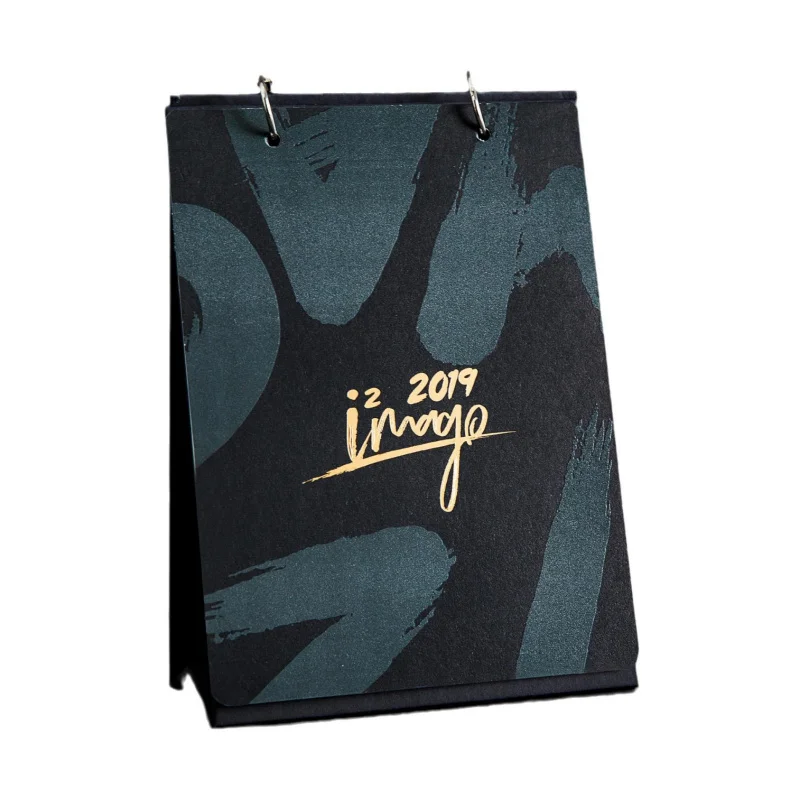 Customized.26 Promotional Desk Calendar Customized Printing Gilding Enterprise Upturn Production Advertising Desk Ins Style Smal