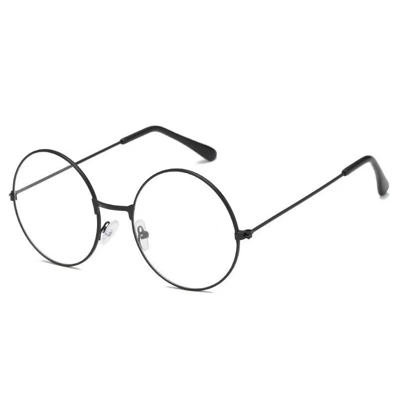 Gafas de Estilo Retro Redondas de Metal con Marco de Anime, para Disfraz de Harry Potter, Regalo para Hombres, Mujeres, Adultos y Niños, Accesorios de Vestuario para Cosplay
