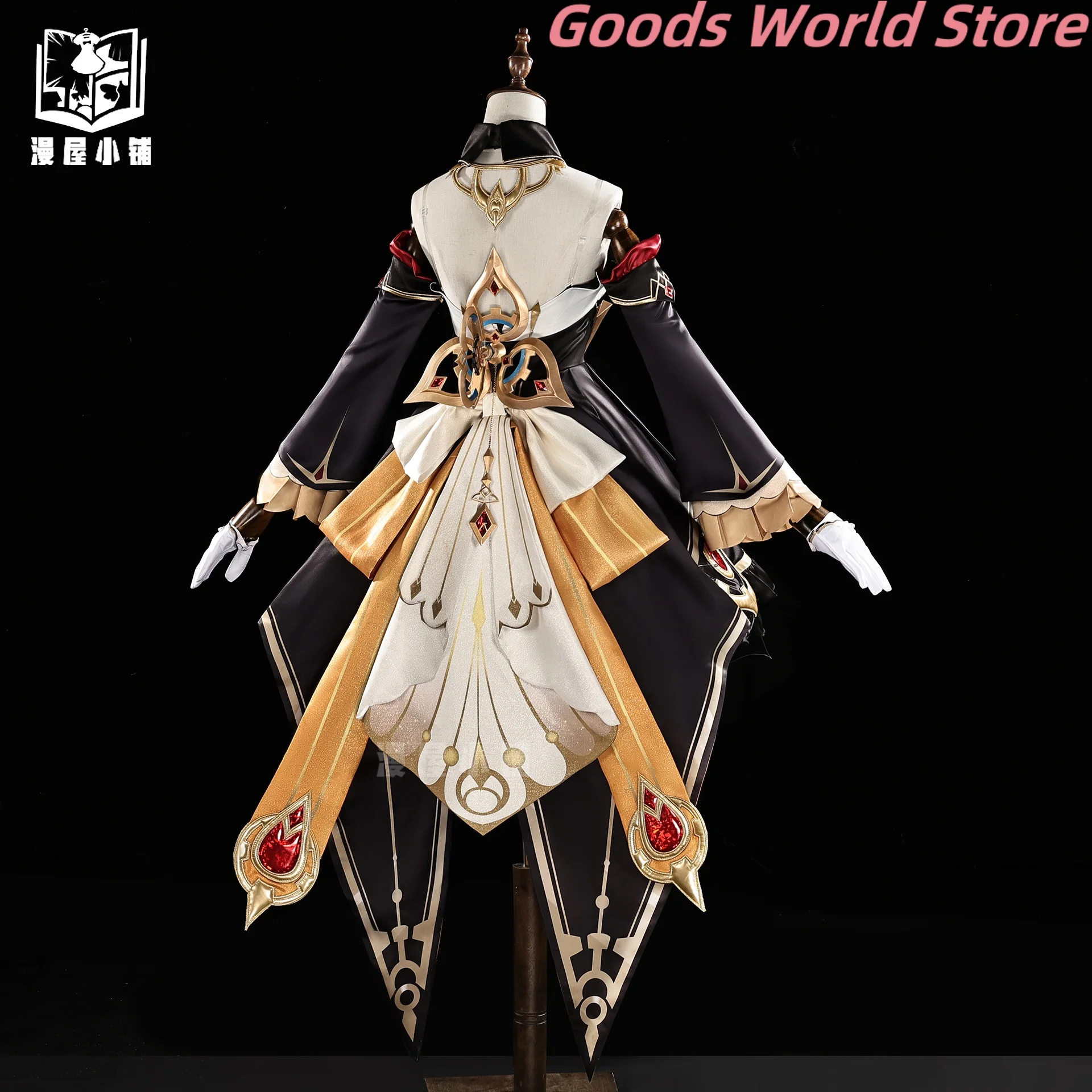 متوفر في المخزون أزياء ساندرون التأثيرية شعر مستعار لعبة جينشين إمباكت ساندرون لعب الأدوار ملابس حفلات الهالوين مهرجان ملابس حريمي