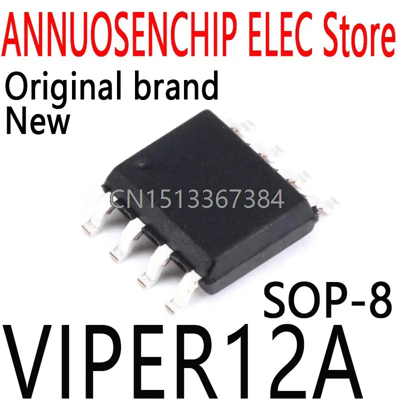 100PCS New and Original VIPER12 SOP-8 VIPER12A