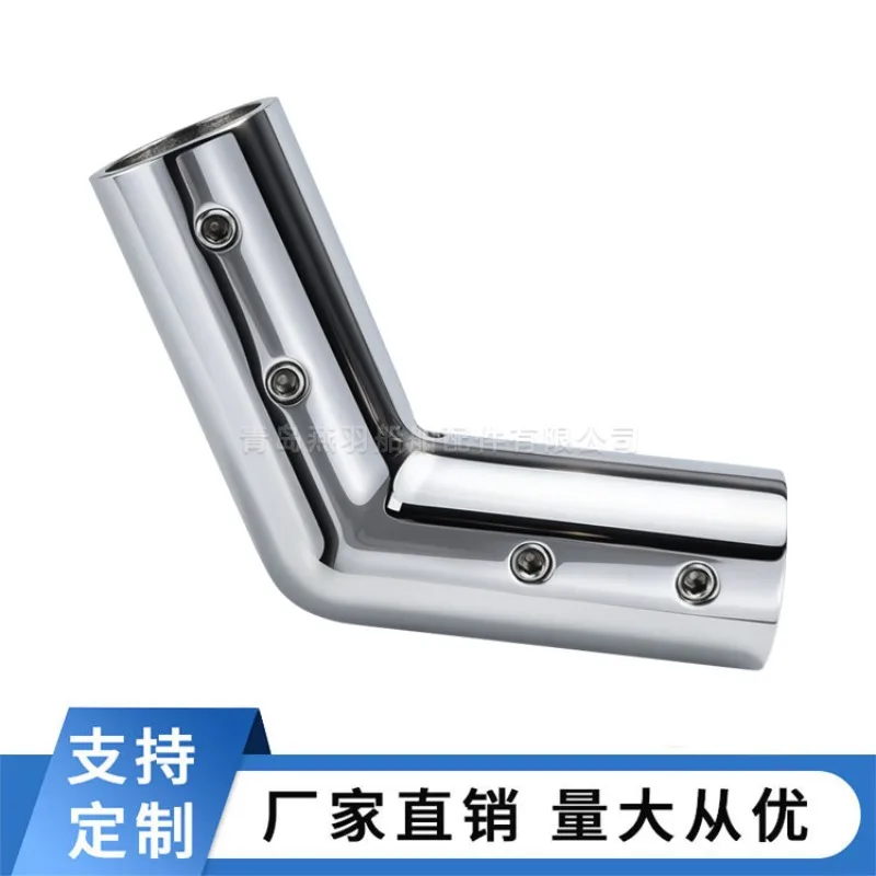 Extended Bow Elbow 316 Stainless Steel Pipe Connector Yacht Marine Hardware Fittings, Multi-Specification Casting Elbow