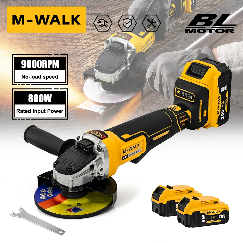 m-walk-m14-brushless-electric-cordless-angle-grinder-battery-grinding-machine-diy-woodworking-power-tools-for-dewalt-20v-battery